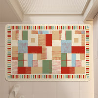 Diatomaceous Earth Absorbent Bathroom Mat Quick Dry Non-Slip Entrance Rug