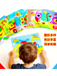Cartoon EVA Sticker Art Craft Kit for Kids, Educational DIY Puzzle Toy
