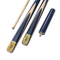 Premium Ebony Wood Golden Bee Handmade Billiard Cue Stick Set for Black Eight and Snooker with Case