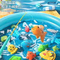 Magnetic Fishing Game Toy Set for Kids, Educational Indoor Water Play for Toddlers and Boys Girls