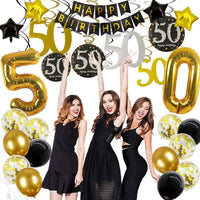 Giant Number Balloons for Milestone Birthday Decorations