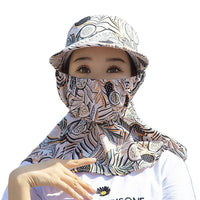 Women's Summer Sun Hat with Wide Brim and Neck Flap for Outdoor Activities