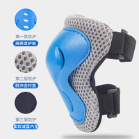 Kids' Protective Gear Set for Cycling, Skating, and Scootering - Helmet, Knee, and Elbow Pads