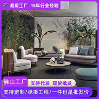 Nordic Rattan Sofa for Living Room, Villa Courtyard, Terrace - Designer Outdoor/Indoor Furniture