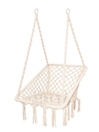 Square Ins Foldable Hanging Chair Indoor Outdoor Balcony Swing Basket Chair for Lounging