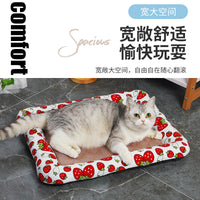 Cooling Pet Bed with Ice Mat for Cats and Dogs, All Seasons