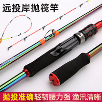 Carbon Fiber Raft Fishing Rod with Soft Tail Tip for Stream and Shore Fishing