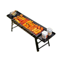 Portable Outdoor Charcoal BBQ Grill with Folding Design for Home and Patio