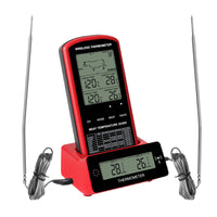 Wireless Remote Digital Meat Thermometer for BBQ Grill Oven with Smart Alert