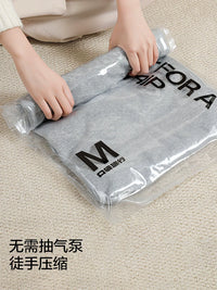 Travel Vacuum Compression Bags for Clothes, Luggage Organizer for Down Jackets, Portable for Business Trips and Travel