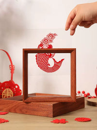 Double-Sided Transparent Picture Frame for Paper Cuttings and Specimens, A4/A3 Display Frame