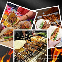 Automatic Rotating BBQ Grill, Smoke-Free Electric and Charcoal Grill for Home and Commercial Use