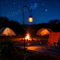 Portable Outdoor Camping Lamp Pole Stand for Desktop or Ground Use