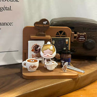 Miniature Dollhouse Scene Display Model for DIY Crafts and 3D Printed Figures