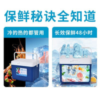 Portable Insulated Cooler Box for Outdoor Picnic Camping Food Preservation