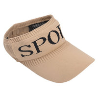 Summer UV Protection Visor Hat for Women Outdoor Sports Running Cycling