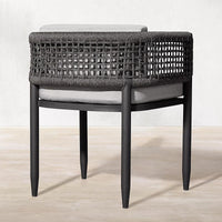 Outdoor Rattan Woven Table and Chair Set Modern Minimalist Leisure Wicker Furniture for Courtyard Villa Hotel Balcony