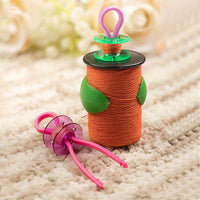 Bobbin Thread Clips Sewing Thread Anti-loosening Colored Plastic Bobbin Holders Bobbin Fixators