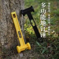 Outdoor Camping Tent Pegs Kit with Hammer and Storage Bag