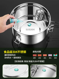Outdoor Camping 304 Stainless Steel Food Storage Container Set with Folding Handles, Airtight, Heatable, Refrigerable