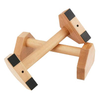 Wooden Push-Up Bars Parallette for Calisthenics Handstand Training