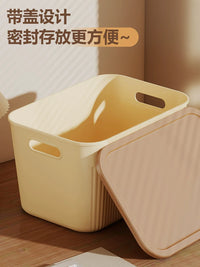 Large Storage Box with Lid for Home Organization, Snacks, Toys, and Sundries