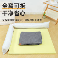 Waterproof Pet Sofa Bed with Removable Washable Mat for Dogs and Cats