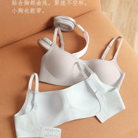 Wireless Push-Up Bra for Small Busts, Seamless & Breathable
