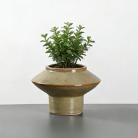 Luxury Ceramic Planter Pot for Indoor Plants, Diamond Pattern