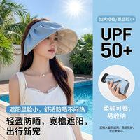 UV Protection Foldable Sun Visor Hat for Cycling and Outdoor Activities
