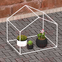 Mini Greenhouse Frame for Outdoor Garden and Patio, Plant Grow Tent Support Structure