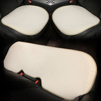 Universal Breathable Cotton Linen Car Seat Cushion Set