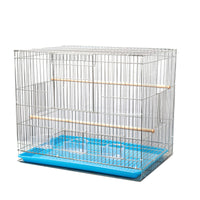 Large Galvanized Metal Breeding Bird Cage for Parakeets, Peonies, Cockatiels, Mynah Birds - Thickened Design