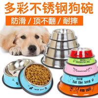 Non-Slip Stainless Steel Pet Bowl for Dogs and Cats, Large Capacity Food and Water Dish
