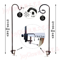 Portable Outdoor Camping Lamp Pole Stand for Desktop or Ground Use