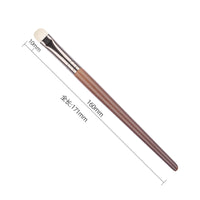 Animal Hair Eyeshadow Blending Brush Set with Eyelash Comb