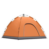 Automatic Pop-Up Camping Tent for 3-4 People - Waterproof, UV Protection, Portable