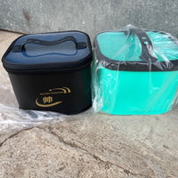 Portable Fishing Bucket with Handle for Live Fish and Tackle Storage