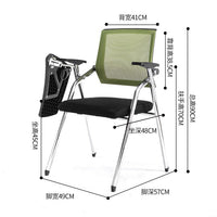 Folding Training Chair with Writing Tablet for Conference Room Office Classroom