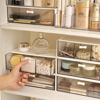 Under-Sink Bathroom Organizer Drawer for Cosmetics and Jewelry