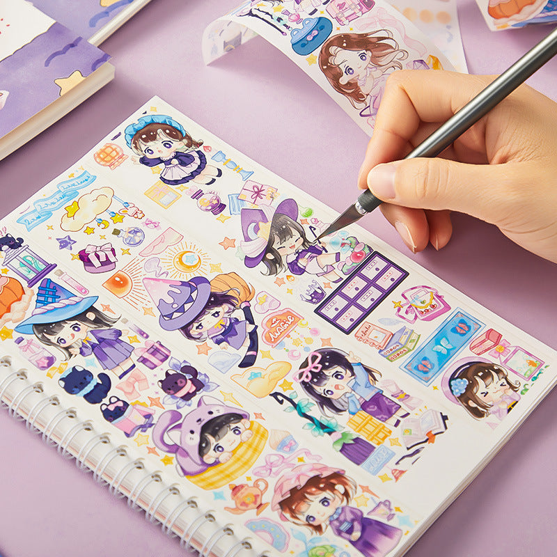 Xinmo A4 Double-Sided Release Paper Notebook for Washi Tape & Sticker Storage