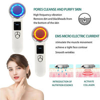 EMS Hot & Cold Facial Massager for Skin Rejuvenation and Lifting