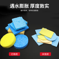Soldering Iron Tip Cleaning Sponge for Solder Removal, High-Temperature Resistant