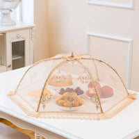 Foldable Mesh Food Cover Tent for Outdoor and Home Use, Insect and Fly Protection