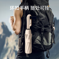 Automatic Folding Umbrella with Ring Buckle, Business Gift, UV Protection, Portable