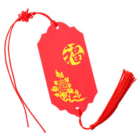 Festive Blessing Message Cards with Tassels and Hanging Ropes