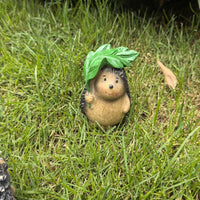 Resin Hedgehog Figurine for Miniature Landscape Decor