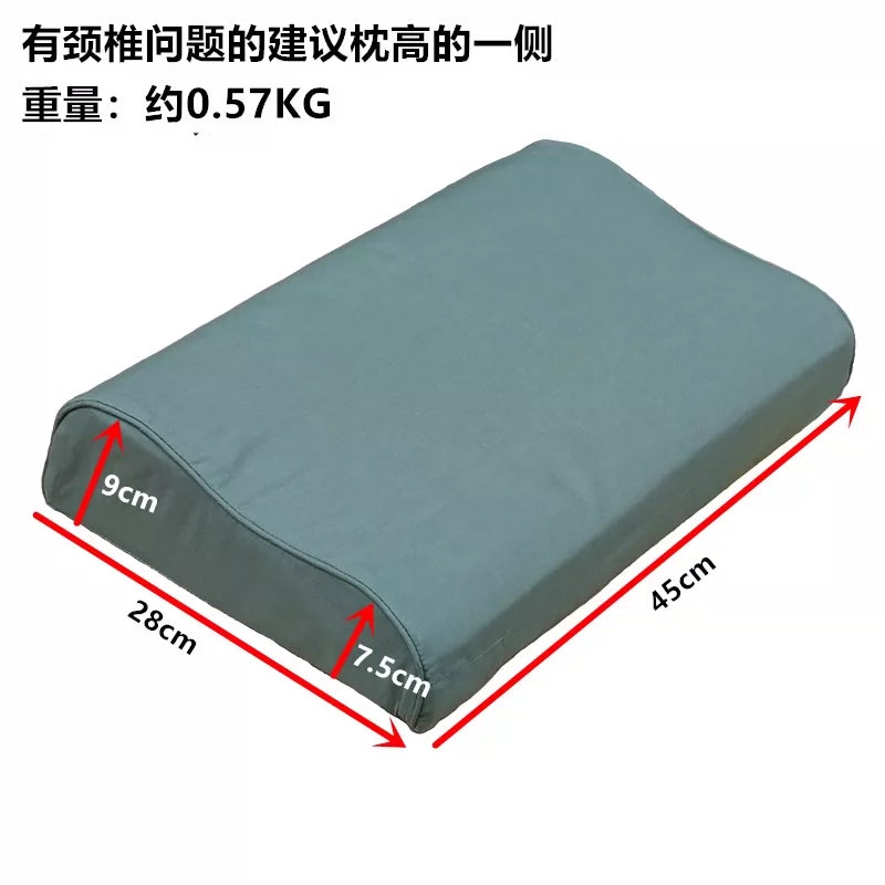 U-Shaped Olive Green Memory Foam Neck Support Pillow for Single Person