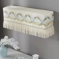 Air Conditioner Dust Cover with Anti-Direct Blow Feature, Full Coverage Wall-Mounted AC Unit Protector