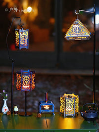 Titanium Mini Incense Burner & Fire Pit for Outdoor Camping, Teahouse Ambiance, Mosquito Repellent